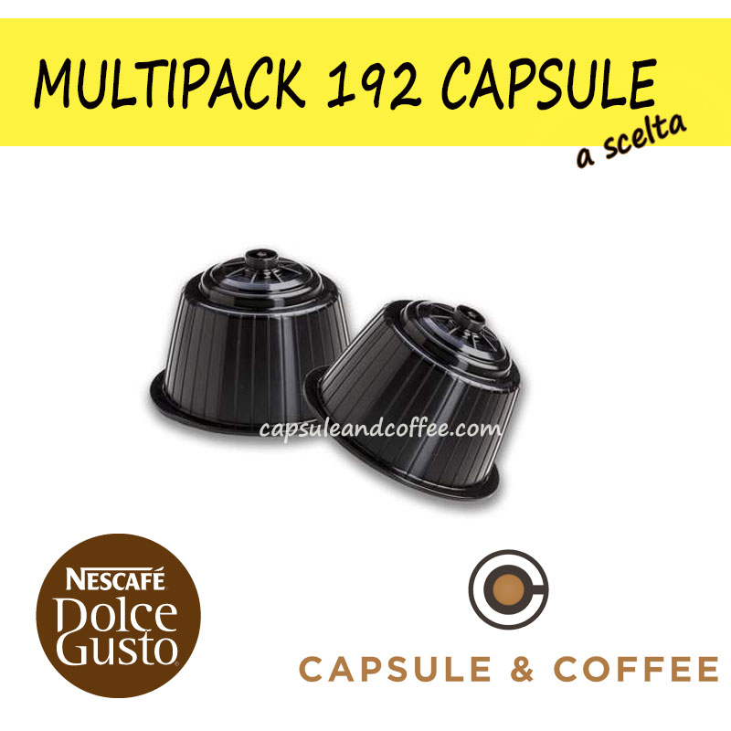 Multipack 192 capsule in offerta - Capsule Compatibili Dolce Gusto
