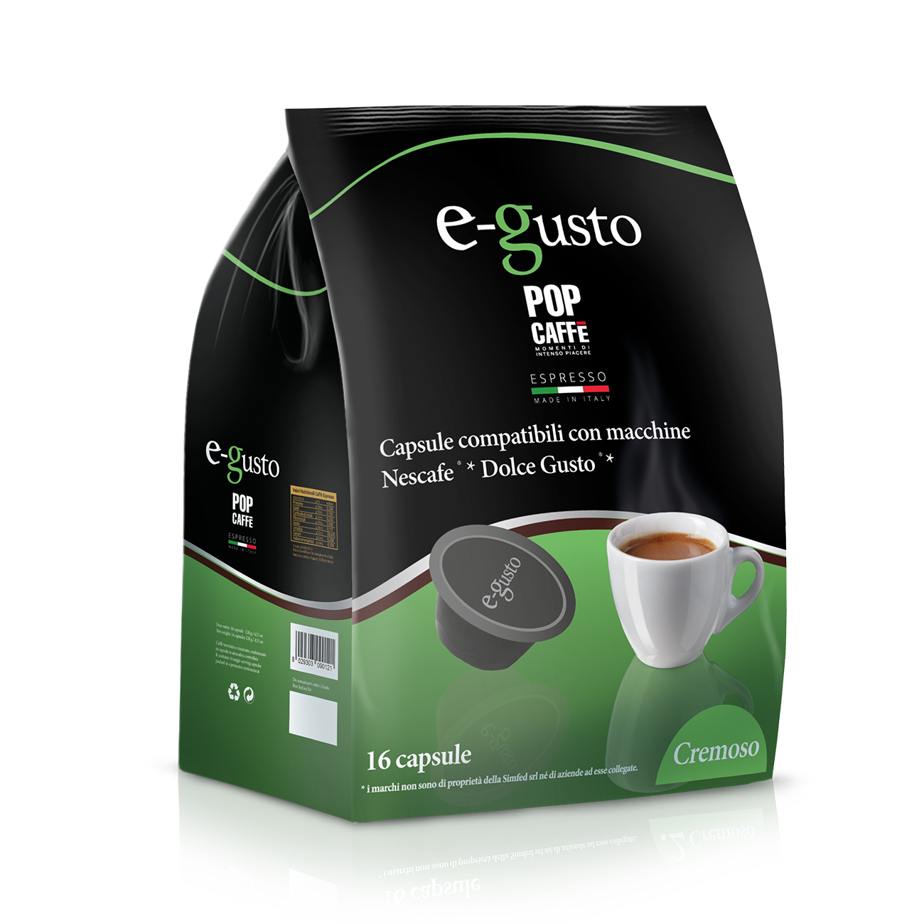Caffè e bevande in capsule compatibili sistema Nescafè Dolce Gusto