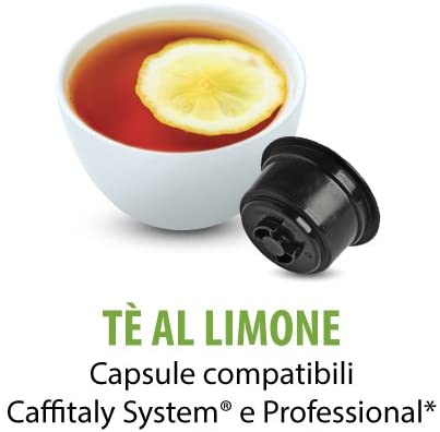60 capsule ItalianCoffee Caffè Tè al Limone compatibili Sistemi Caffitaly  System-Professional-Coffee For You* - Capsule & Coffee