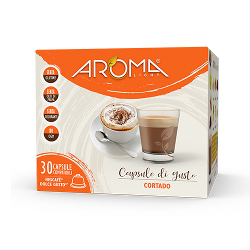 30 Capsule di Cortado Aroma Light compatibili Dolce Gusto - Capsule & Coffee