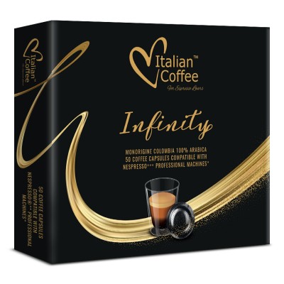 50 cialde capsule Nespresso Professional compatibili DECAFFEINATO